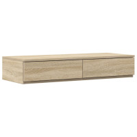 Produktbild för Sänglådor Sonoma-ek 100 x 36,5 x 16,5 cm Konstruerat trä