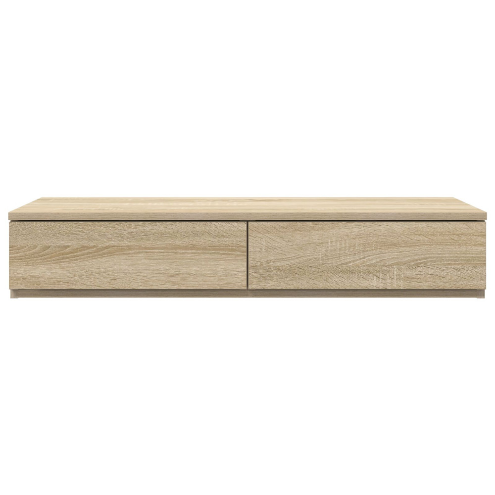 Produktbild för Sänglådor Sonoma-ek 100 x 36,5 x 16,5 cm Konstruerat trä