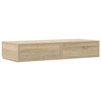 Produktbild för Sänglådor Sonoma-ek 100 x 36,5 x 16,5 cm Konstruerat trä