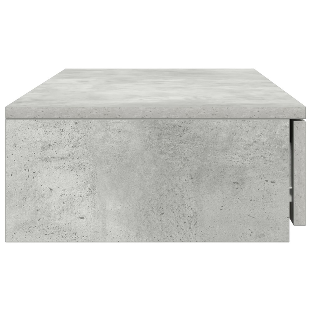 Produktbild för Sänglådor Betonggrå 100 x 36,5 x 16,5 cm Konstruerat trä