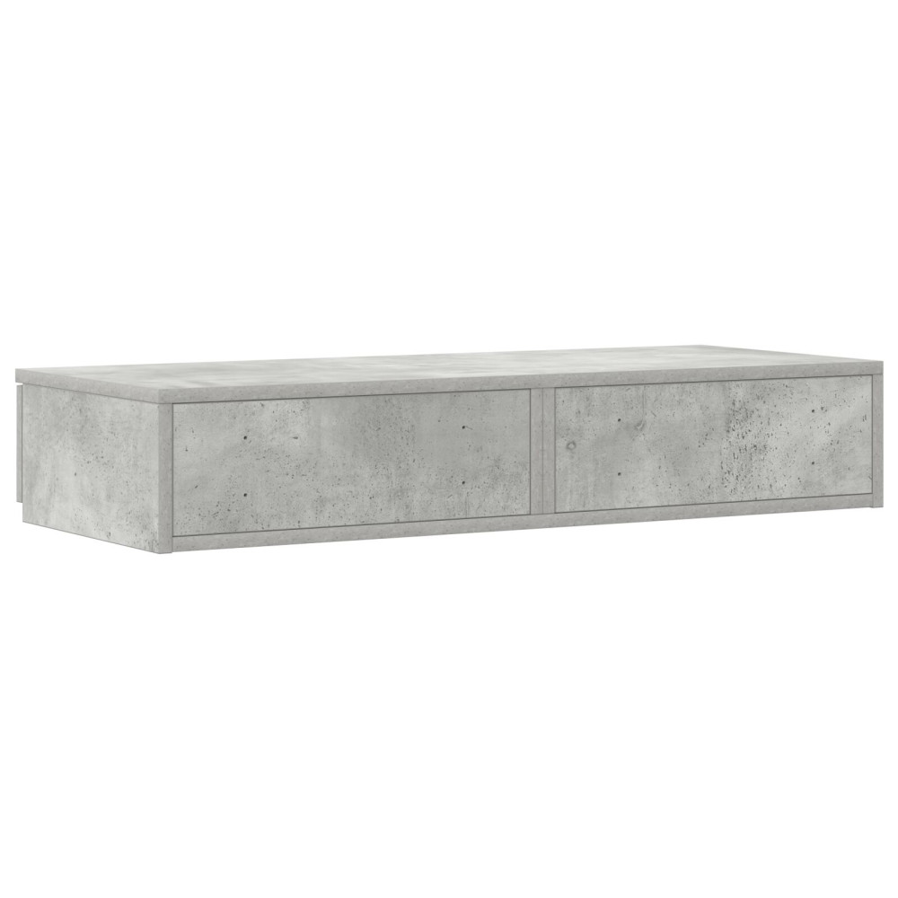 Produktbild för Sänglådor Betonggrå 100 x 36,5 x 16,5 cm Konstruerat trä
