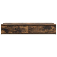 Produktbild för Sänglådor med låda Rökt ek 100 x 36,5 x 16,5 cm Konstruerat trä