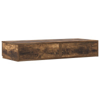 Produktbild för Sänglådor med låda Rökt ek 100 x 36,5 x 16,5 cm Konstruerat trä