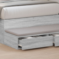Produktbild för Sänglådor Grå Sonoma 100 x 36,5 x 16,5 cm Konstruerat trä