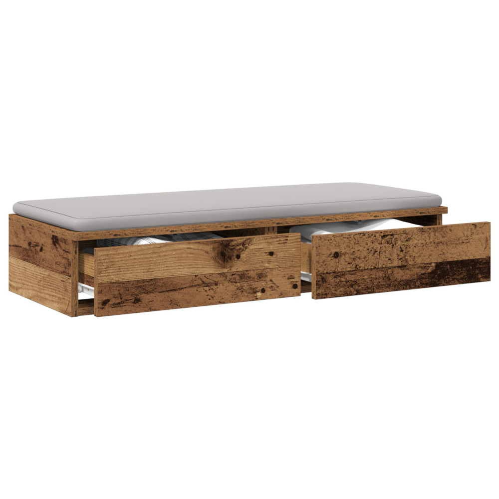 Produktbild för Sänglådor Gammalt trä 100 x 36,5 x 16,5 cm Konstruerat trä
