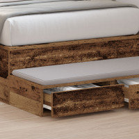 Produktbild för Sänglådor Gammalt trä 100 x 36,5 x 16,5 cm Konstruerat trä