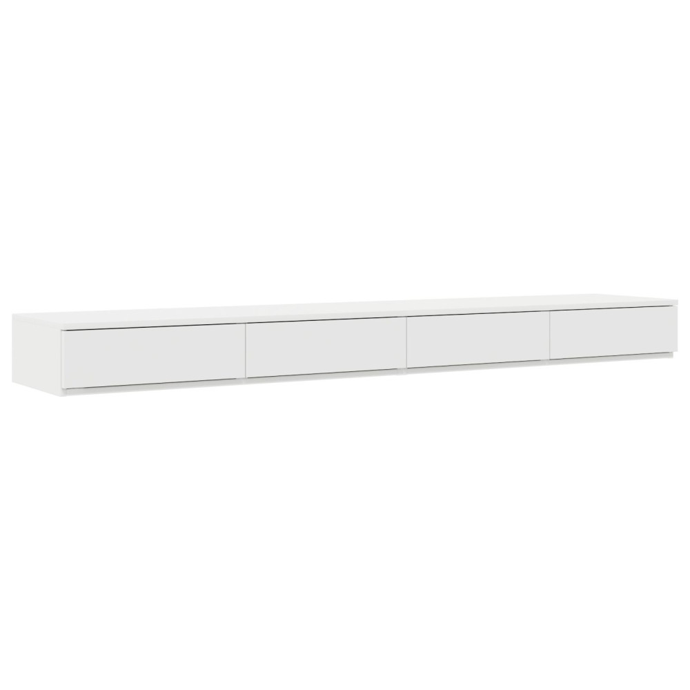 Produktbild för Sänglådor med låda Vit 200 x 36,5 x 16,5 cm Konstruerat trä
