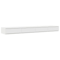 Produktbild för Sänglådor med låda Vit 200 x 36,5 x 16,5 cm Konstruerat trä