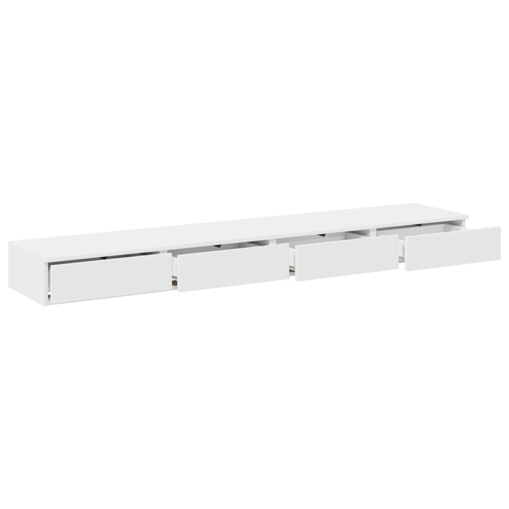 Produktbild för Sänglådor med låda Vit 200 x 36,5 x 16,5 cm Konstruerat trä