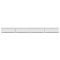 Produktbild för Sänglådor med låda Vit 200 x 36,5 x 16,5 cm Konstruerat trä