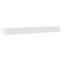 Produktbild för Sänglådor med låda Vit 200 x 36,5 x 16,5 cm Konstruerat trä
