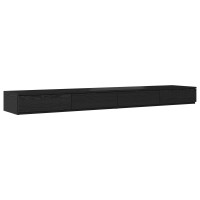 Produktbild för Sänglådor Svart Ek 200 x 36,5 x 16,5 cm Konstruerat trä