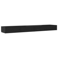 Produktbild för Sänglådor Svart Ek 200 x 36,5 x 16,5 cm Konstruerat trä
