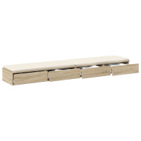 Produktbild för Sänglådor Sonoma-ek 200 x 36,5 x 16,5 cm Konstruerat trä
