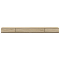 Produktbild för Sänglådor Sonoma-ek 200 x 36,5 x 16,5 cm Konstruerat trä