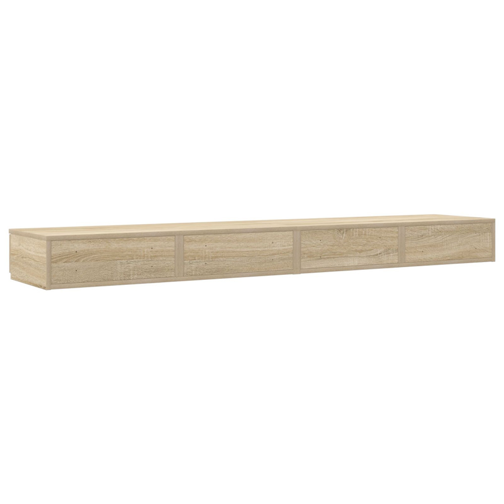 Produktbild för Sänglådor Sonoma-ek 200 x 36,5 x 16,5 cm Konstruerat trä