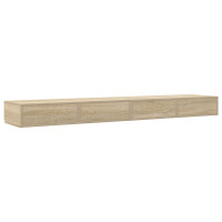 Produktbild för Sänglådor Sonoma-ek 200 x 36,5 x 16,5 cm Konstruerat trä