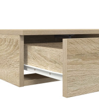Produktbild för Sänglådor Sonoma-ek 200 x 36,5 x 16,5 cm Konstruerat trä