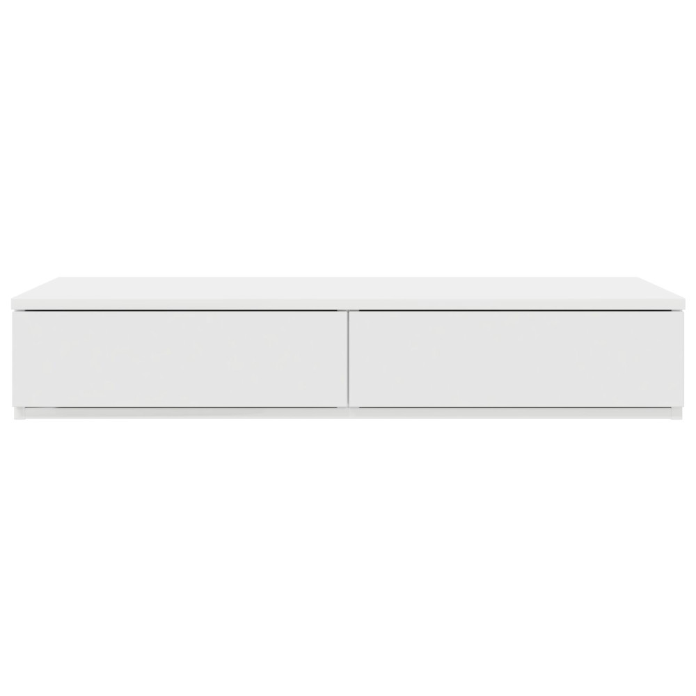 Produktbild för Sänglådor med låda Vit 80 x 36,5 x 16,5 cm Konstruerat trä