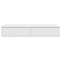 Produktbild för Sänglådor med låda Vit 80 x 36,5 x 16,5 cm Konstruerat trä