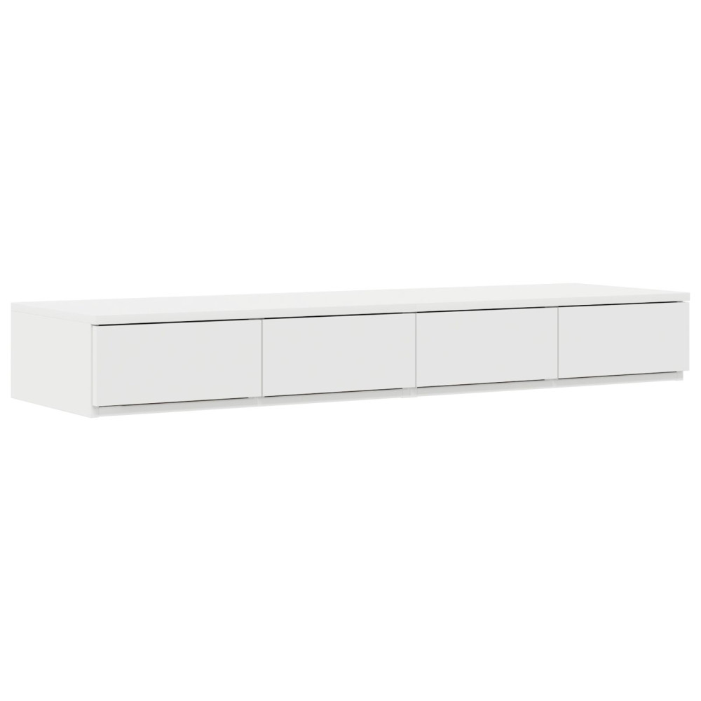 Produktbild för Sänglådor med låda Vit 120 x 36,5 x 16,5 cm Konstruerat trä