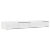 Produktbild för Sänglådor med låda Vit 120 x 36,5 x 16,5 cm Konstruerat trä