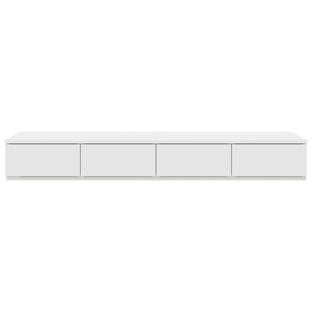 Produktbild för Sänglådor med låda Vit 120 x 36,5 x 16,5 cm Konstruerat trä