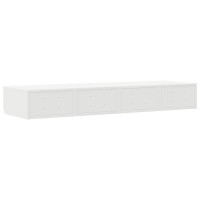 Produktbild för Sänglådor med låda Vit 120 x 36,5 x 16,5 cm Konstruerat trä