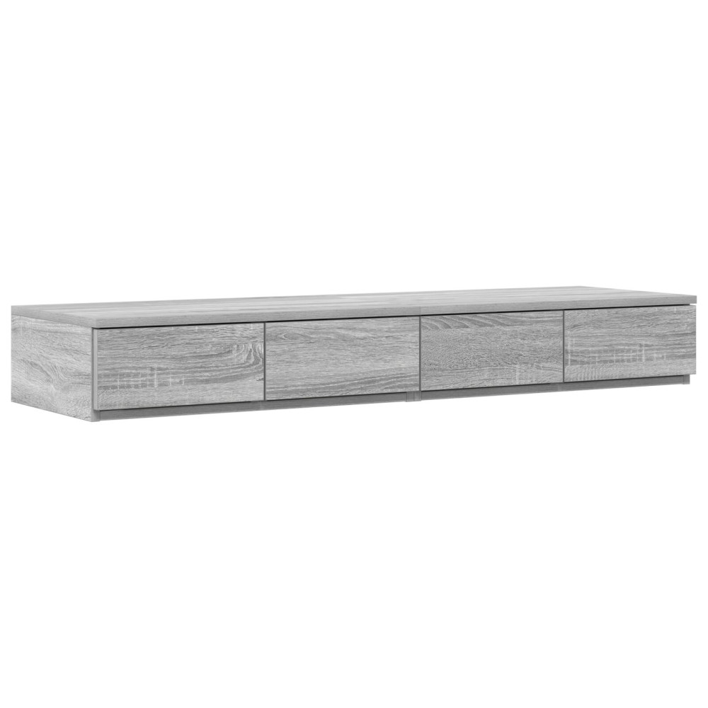 Produktbild för Sänglådor Grå Sonoma 120 x 36,5 x 16,5 cm Konstruerat trä