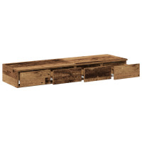 Produktbild för Sänglådor Gammalt trä 120 x 36,5 x 16,5 cm Konstruerat trä