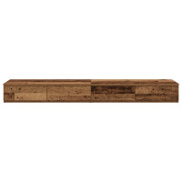 Produktbild för Sänglådor Gammalt trä 120 x 36,5 x 16,5 cm Konstruerat trä