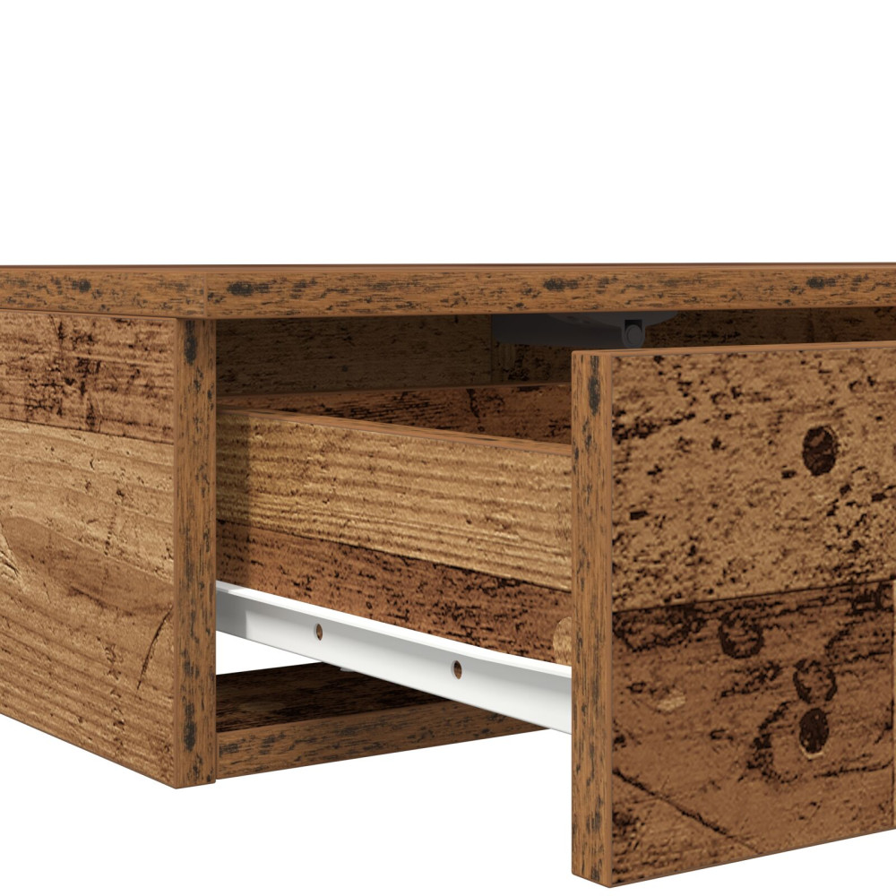Produktbild för Sänglådor Gammalt trä 120 x 36,5 x 16,5 cm Konstruerat trä