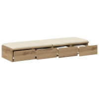 Produktbild för Sänglådor Artisan Ek 120 x 36,5 x 16,5 cm Konstruerat trä