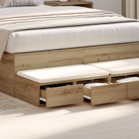 Produktbild för Sänglådor Artisan Ek 120 x 36,5 x 16,5 cm Konstruerat trä