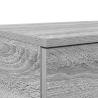 Produktbild för Sänglådor Grå Sonoma 140 x 36,5 x 16,5 cm Konstruerat trä