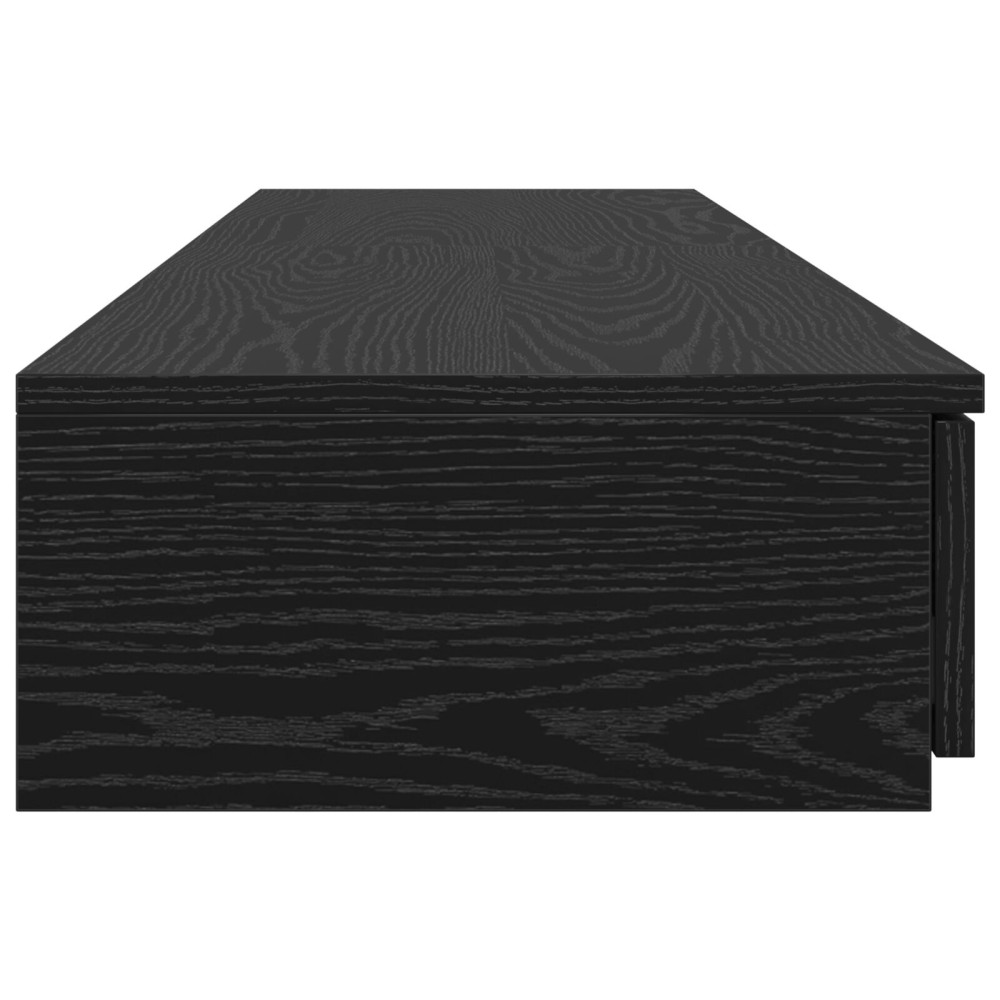 Produktbild för Sänglådor Svart Ek 150 x 36,5 x 16,5 cm Konstruerat trä