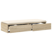 Produktbild för Sänglådor Sonoma-ek 75 x 36,5 x 16,5 cm Konstruerat trä