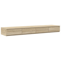 Produktbild för Sänglådor Sonoma-ek 160 x 36,5 x 16,5 cm Konstruerat trä