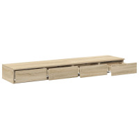 Produktbild för Sänglådor Sonoma-ek 160 x 36,5 x 16,5 cm Konstruerat trä