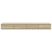 Produktbild för Sänglådor Sonoma-ek 160 x 36,5 x 16,5 cm Konstruerat trä