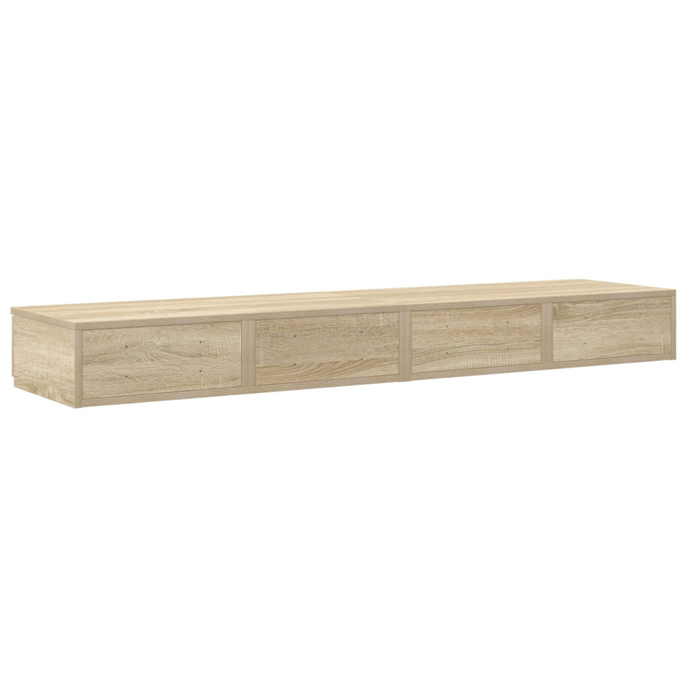 Produktbild för Sänglådor Sonoma-ek 160 x 36,5 x 16,5 cm Konstruerat trä