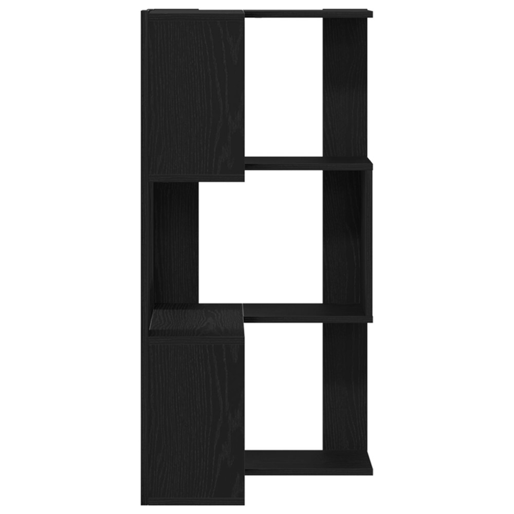 Produktbild för Bokhylla Svart Ek 50 x 50 x 102 cm