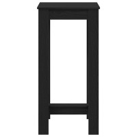 Produktbild för Barbord 51 x 50 x 103.5 cm Konstruerat trä Svart Ek Rektangulär