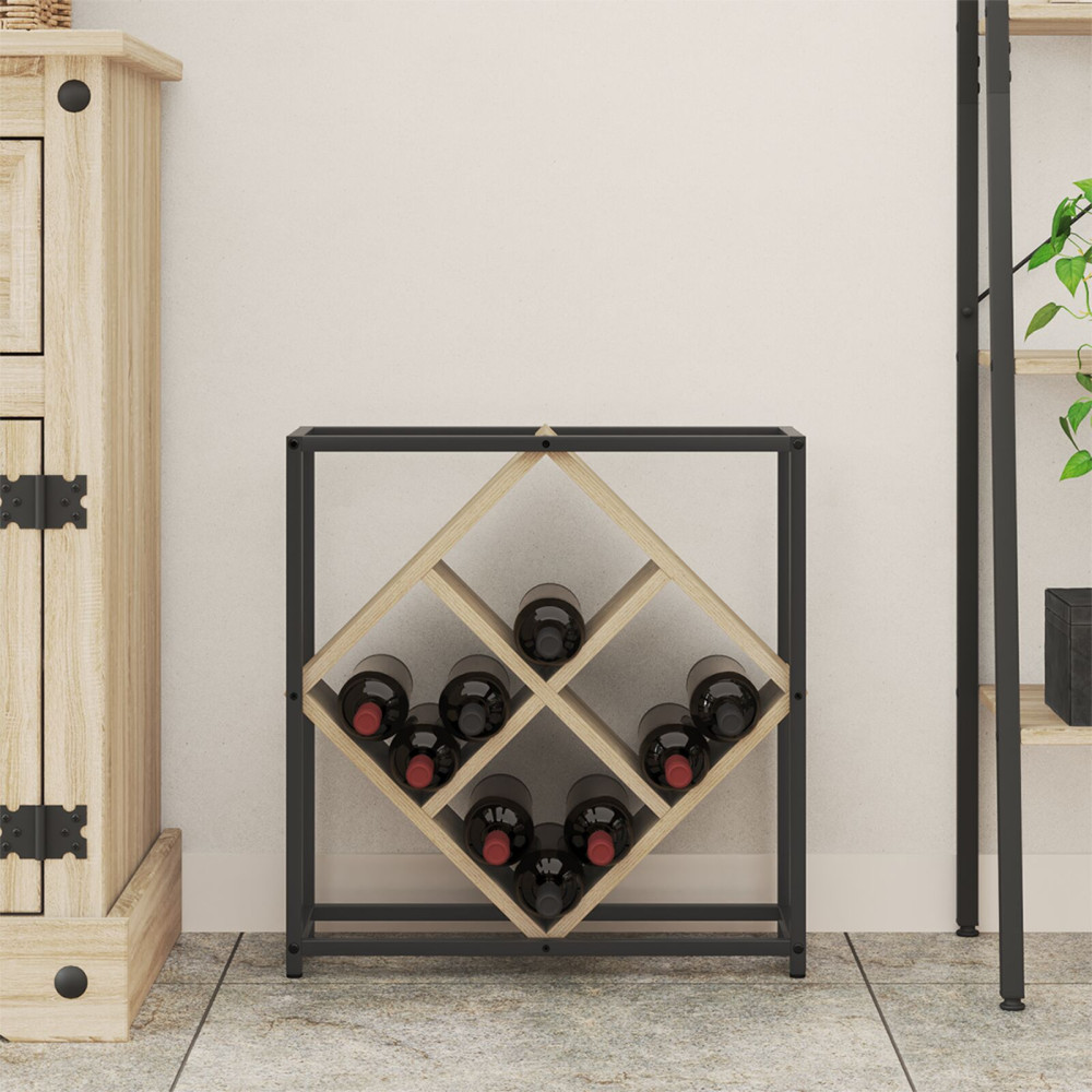 Produktbild för Vinställ Sonoma-ek 51 x 18 x 52,5 cm Konstruerat trä