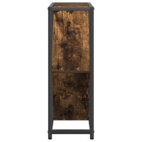 Produktbild för Vinställ Rökt ek 51 x 18 x 52,5 cm Konstruerat trä