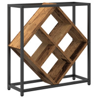 Produktbild för Vinställ Gammalt trä 51 x 18 x 52,5 cm Konstruerat trä