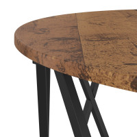 Produktbild för Kaffeebord Gammalt trä 80 x 80 x 42 cm Konstruerat trä och stål