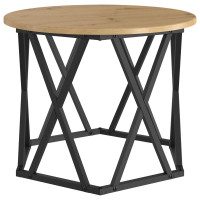 Produktbild för Nestande Sidobord 3 pcs Artisan Ek Konstruerat trä och stål