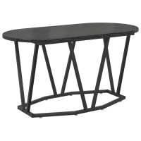 Produktbild för Kaffeebord Svart Ek 80 x 40 x 40.5 cm