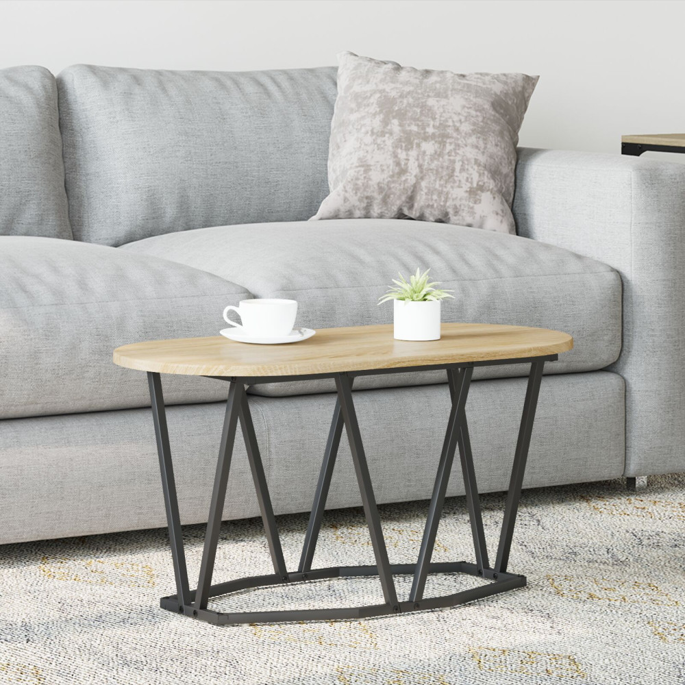 Produktbild för Kaffeebord Sonoma-ek 80 x 40 x 40.5 cm